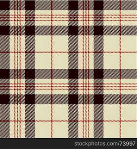 Tartan Seamless Pattern Background. Black, Red and Beige Plaid, Tartan Flannel Shirt Patterns. Trendy Tiles Vector Illustration for Wallpapers.