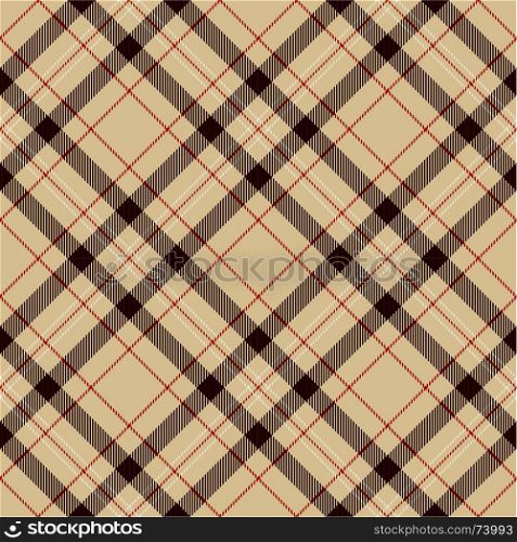 Tartan Seamless Pattern Background. Black, Red, Beige and White Plaid, Tartan Flannel Shirt Patterns. Trendy Tiles Vector Illustration for Wallpapers.