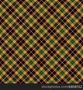 Tartan Seamless Pattern Background. Black, Yellow, Green and White Plaid, Tartan Flannel Shirt Patterns. Trendy Tiles Vector Illustration for Wallpapers.