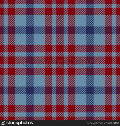 Tartan Seamless Pattern Background. Blue and Red Color Plaid. Flannel Shirt Patterns. Trendy Tiles Vector Illustration for Wallpapers.