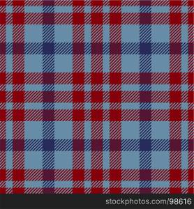 Tartan Seamless Pattern Background. Blue and Red Color Plaid. Flannel Shirt Patterns. Trendy Tiles Vector Illustration for Wallpapers.