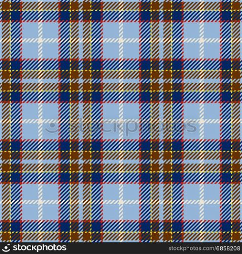 Tartan Seamless Pattern Background. Blue, Red, Yellow and White Plaid, Tartan Flannel Shirt Patterns. Trendy Tiles Vector Illustration for Wallpapers.