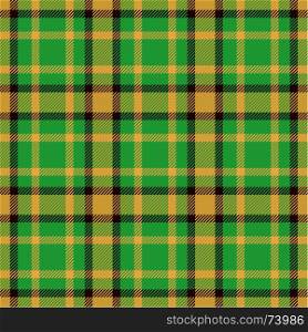 Tartan Seamless Pattern Background. Green, Black and Gold Plaid, Tartan Flannel Shirt Patterns. Trendy Tiles Vector Illustration for Wallpapers.
