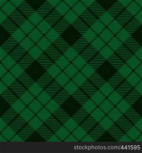 Tartan Seamless Pattern Background. Green Color Plaid. Flannel Shirt Patterns. Trendy Tiles Vector Illustration for Wallpapers.