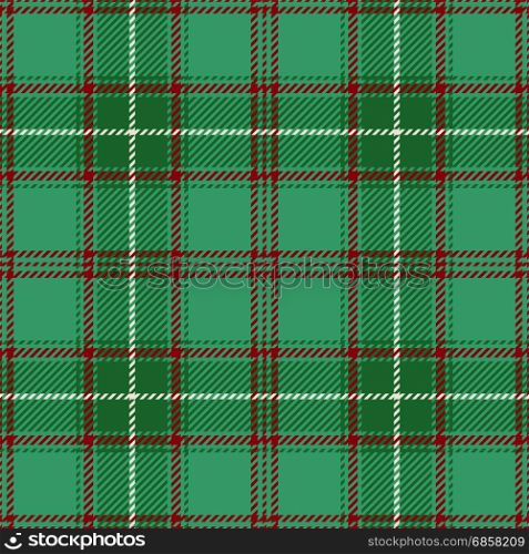 Tartan Seamless Pattern Background. Green, Red and White Plaid, Tartan Flannel Shirt Patterns. Trendy Tiles Vector Illustration for Wallpapers.