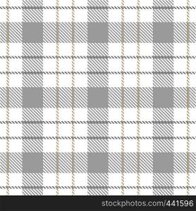 Tartan Seamless Pattern Background in Pastel Grey, Dusty Beige And White Color Plaid. Flannel Shirt Patterns. Trendy Tiles Vector Illustration for Wallpapers.