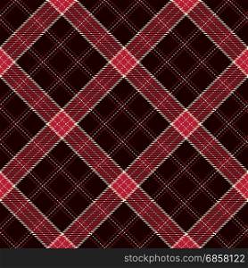 Tartan Seamless Pattern Background. Red, Black and White Plaid, Tartan Flannel Shirt Patterns. Trendy Tiles Vector Illustration for Wallpapers.
