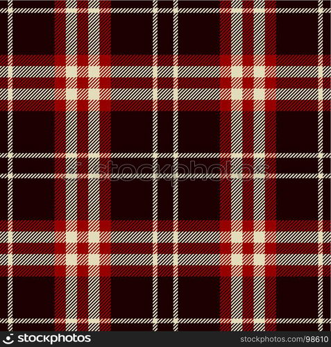 Tartan Seamless Pattern Background. Red, Black and White Plaid, Tartan Flannel Shirt Patterns. Trendy Tiles Vector Illustration for Wallpapers