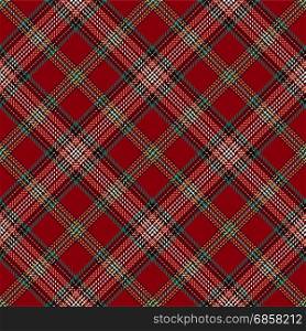 Tartan Seamless Pattern Background. Red, Black, Beige, Green and White Plaid, Tartan Flannel Shirt Patterns. Trendy Tiles Vector Illustration for Wallpapers.