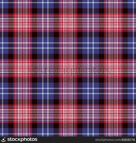 Tartan Seamless Pattern Background. Red, Black, Blue and White Plaid, Tartan Flannel Shirt Patterns. Trendy Tiles Vector Illustration for Wallpapers.