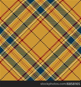 Tartan Seamless Pattern Background. Red, Black, Gold, Blue and White Plaid, Tartan Flannel Shirt Patterns. Trendy Tiles Vector Illustration for Wallpapers.