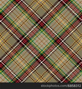Tartan Seamless Pattern Background. Red, Black, Green, Brown, Gold and White Plaid, Tartan Flannel Shirt Patterns. Trendy Tiles Vector Illustration for Wallpapers.