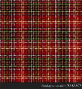 Tartan Seamless Pattern Background. Red, Black, Green, Gold and White Plaid, Tartan Flannel Shirt Patterns. Trendy Tiles Vector Illustration for Wallpapers.