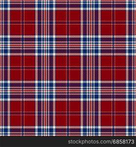 Tartan Seamless Pattern Background. Red, Blue and White Plaid, Tartan Flannel Shirt Patterns. Trendy Tiles Vector Illustration for Wallpapers.