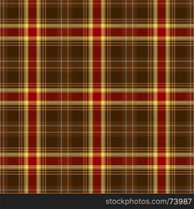 Tartan Seamless Pattern Background. Red, Blue, Brown, Gold and White Plaid, Tartan Flannel Shirt Patterns. Trendy Tiles Vector Illustration for Wallpapers.