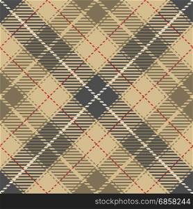 Tartan Seamless Pattern Background. Red, Brown, Beige and White Plaid, Tartan Flannel Shirt Patterns. Trendy Tiles Vector Illustration for Wallpapers.