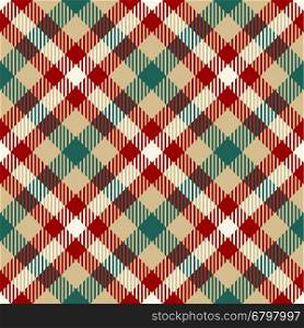 Tartan Seamless Pattern. Trendy Vector Illustration for Wallpapers. Seamless Tartan Tiles. Traditional Scottish Ornament.