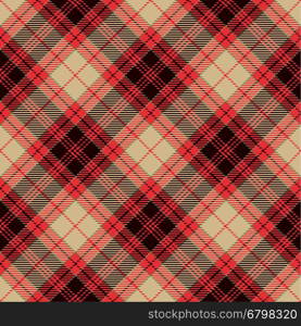 Tartan Seamless Pattern. Trendy Vector Illustration for Wallpapers. Seamless Tartan Tiles. Traditional Scottish Ornament. Tartan Plaid Inspired Background.