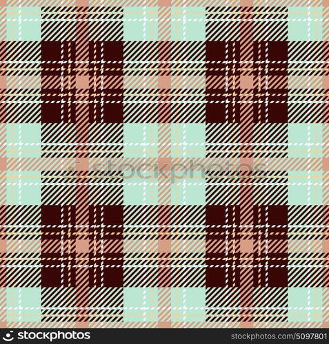 Tartan seamless vector patterns in beige blue colors