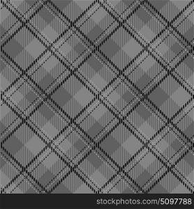 Tartan seamless vector patterns in black-and-white colors
