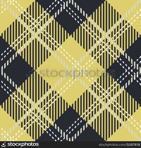 Tartan seamless vector patterns in blue and yellow colors