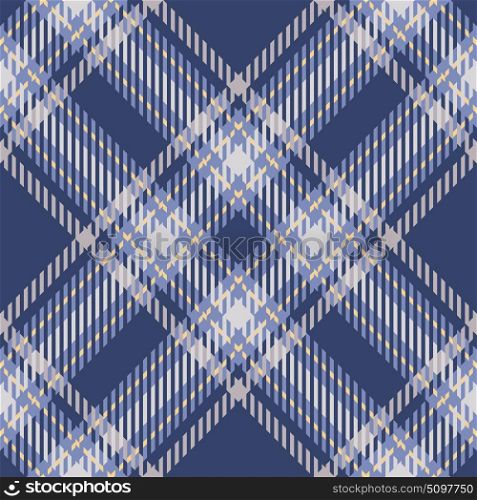 Tartan seamless vector patterns in blue-yellow colors