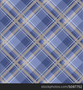 Tartan seamless vector patterns in blue-yellow colors