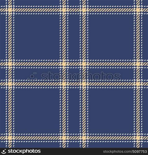 Tartan seamless vector patterns in blue-yellow colors