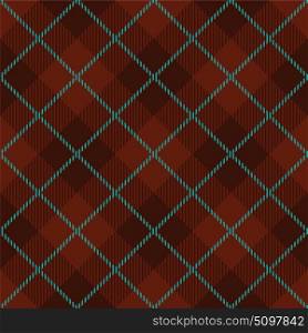 Tartan seamless vector patterns in brown and blue colors