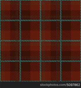 Tartan seamless vector patterns in brown and blue colors