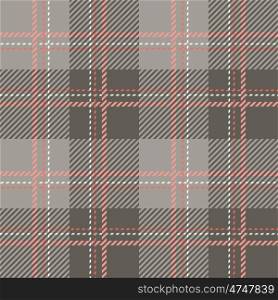 Tartan seamless vector patterns in pink-gray colors