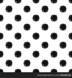 Tasty cake pattern seamless vector repeat geometric for any web design. Tasty cake pattern seamless vector