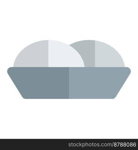 Tasty nuomici color shadow vector icon