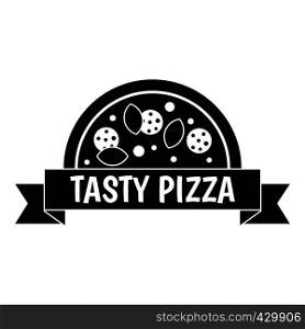 Tasty pizza sign icon. Simple illustration of tasty pizza sign vector icon for web. Tasty pizza sign icon, simple style