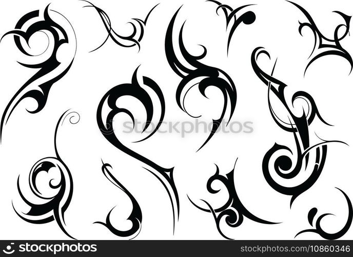 Tattoo elements vector image