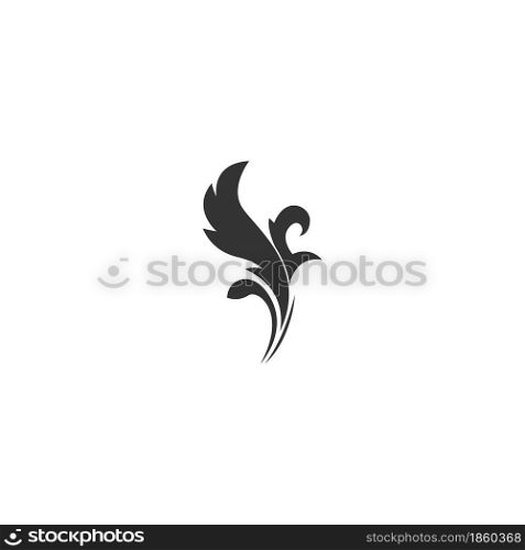 Tattoo icon logo design template vector