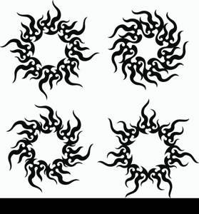 Tattoo Sun Design
