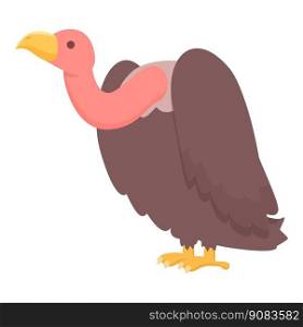 Tattoo vulture icon cartoon vector. Nature bird. Africa griffon. Tattoo vulture icon cartoon vector. Nature bird