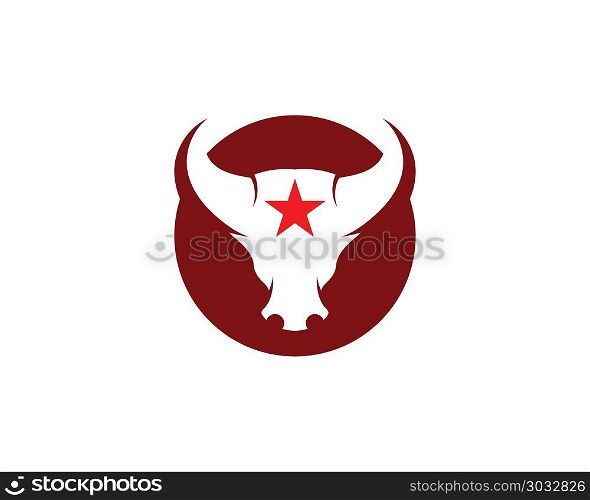 Taurus Logo Template vector icon. Taurus Logo Template vector icon illustration design