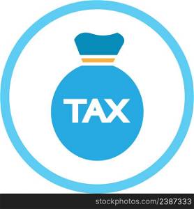 Tax icon sign symbol design