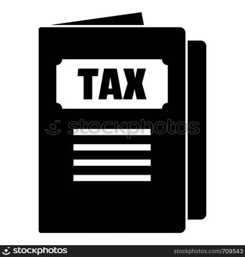 Tax icon. Simple illustration of tax vector icon for web. Tax icon, simple style