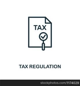Tax Regulation icon. Creative element design from fintech technology icons collection. Pixel perfect Tax Regulation icon for web design, apps, software, print usage.. Tax Regulation icon. Creative element design from fintech technology icons collection. Pixel perfect Tax Regulation icon for web design, apps, software, print usage