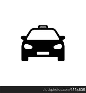 Taxi car icon isolated on white background Vector EPS 10