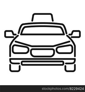 Taxi car icon outline vector. Airport transfer. Traffic plane. Taxi car icon outline vector. Airport transfer