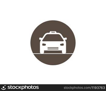 taxi car icon vector illustration design template