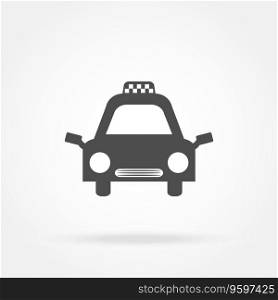 Taxi car vector image