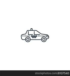 Taxi creative icon from transport icons Royalty Free Vector