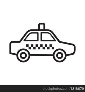 taxi icon collection, trendy style