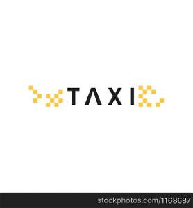 Taxi icon design template vector isolated illustration