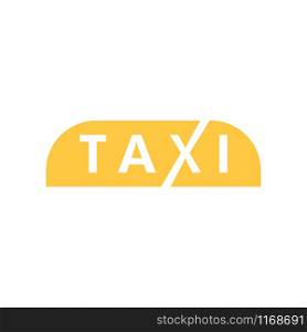 Taxi icon design template vector isolated illustration